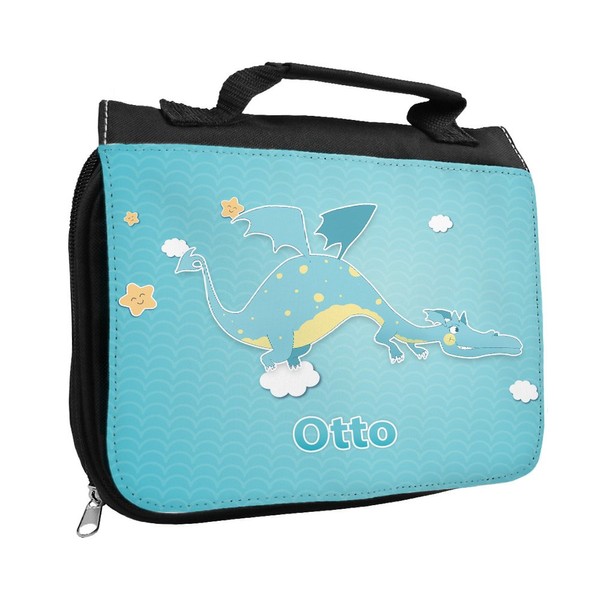 Toiletry Bag with Names Otto and Beautiful Design With Dragon