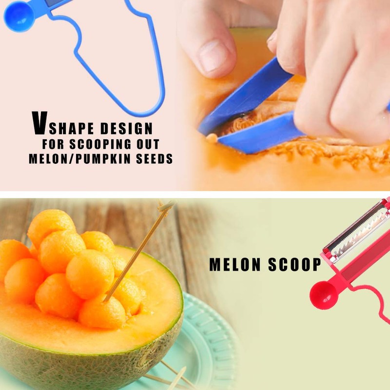 Magic Trio Peeler 3PCs, Kitchen Stainless Steel Peeler Set Food