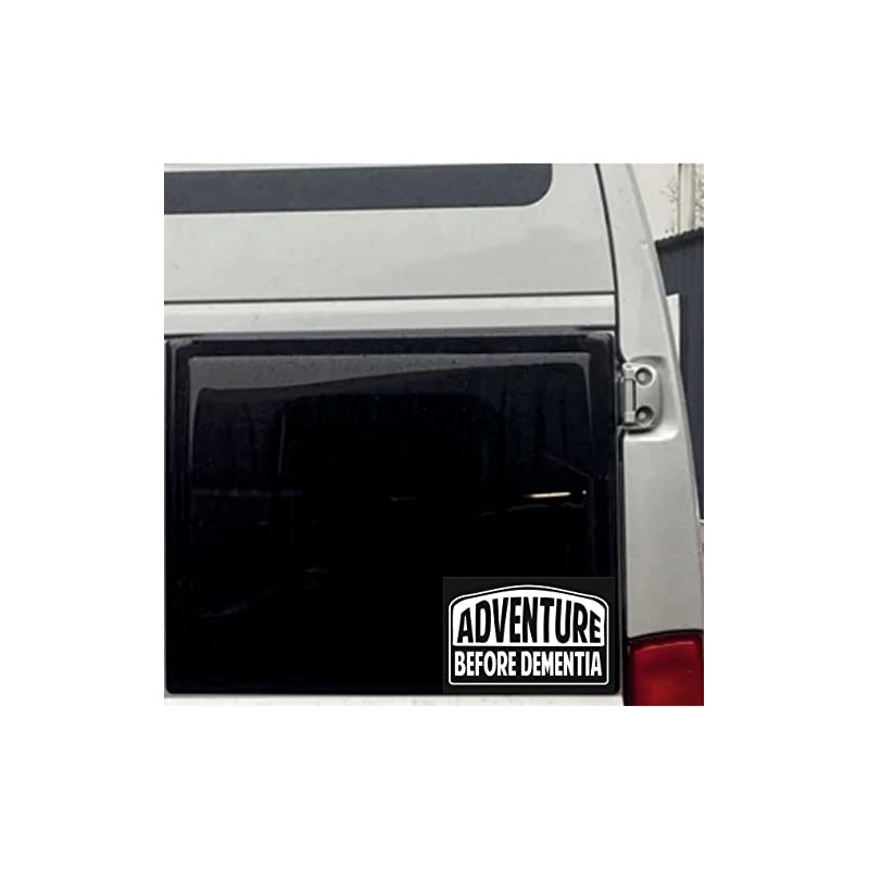 Adventure Before Dementia Sticker for Campers Motorhome Caravan Off Roaders