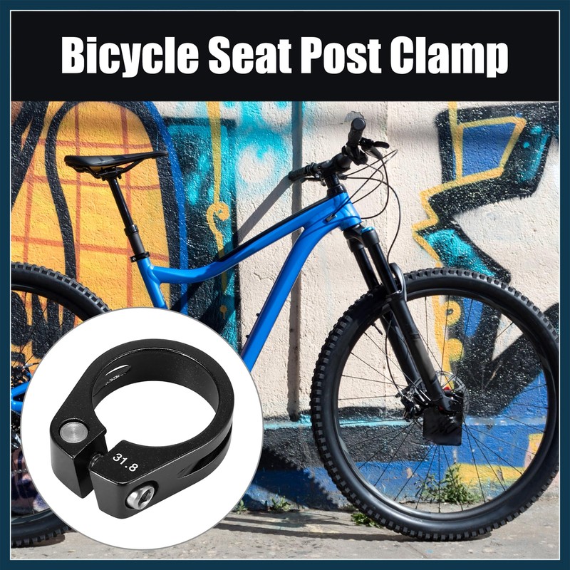 TUCKBOLD 31.8mm Aluminium Alloy Bicycle Seat Post Clamp Seat Post