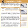 Waterlock 5" Gutter Guards Leaf Protection, Domestic Aluminum Gutter Covers