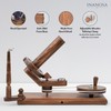 Inanosa Handcrafted Jumbo Yarn Winder for Crocheting Set - Yarn