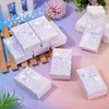 Beadthoven 12pcs Heart Paper Gift Boxes with Lid Ribbon Bows