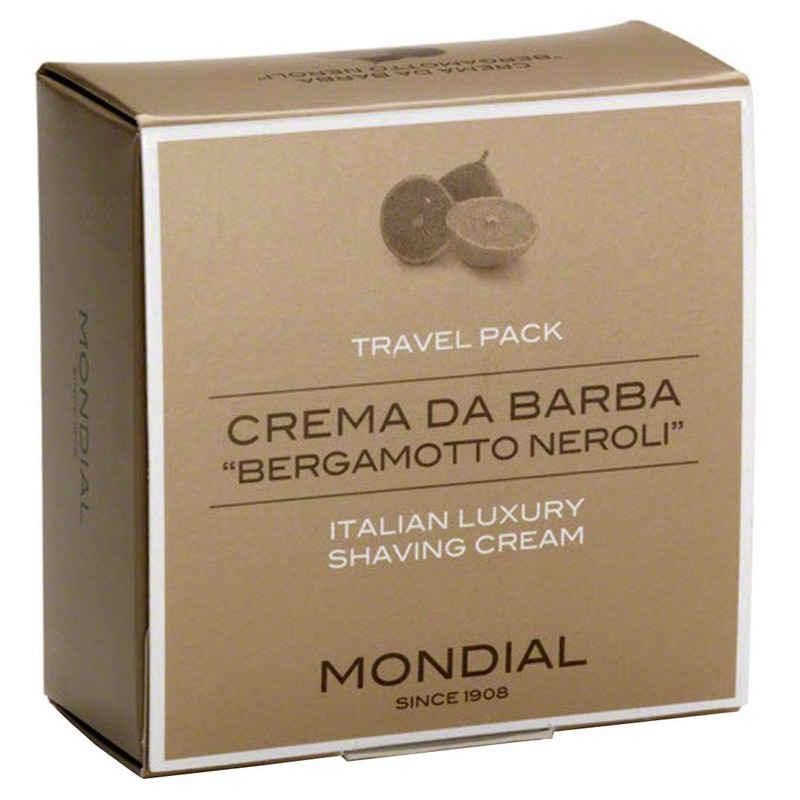 Mondial Rasiercreme, Bergamotto Neroli, Travel Pack
