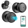 BIWIBON 4-in-1 Smart Door Knob, Fingerprint Door Knob with App