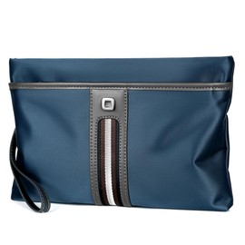 iCozzier Clutch für Männer Organizer Handgelenktasche Geldbörse Organisierte Handtasche Brieftasche Herren Blau