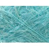 Large 100 Gram Skein Light Turquoise Blue Eyelash Yarn Fun