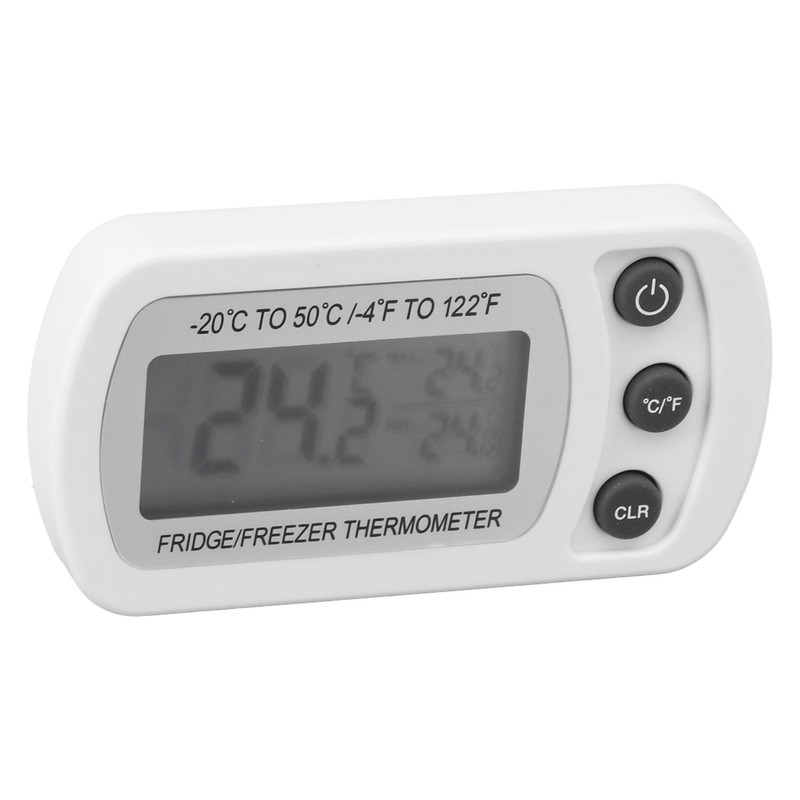 2Pcs Waterproof Digital Refrigerator Fridge Thermometer ‑20~50℃ Digital Freezer Thermometer