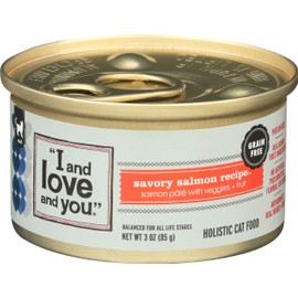 I&Love&You Cat Food Can Salmon Pate, 3 oz