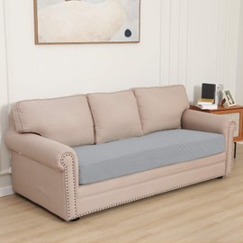Easy-Going Stretch Cushion Cover Sofa Cushion Furniture Protector Sofa Seat Sofa Slipcover Sofa Cover Soft Flexibility with Elastic Bottom(Sofa Cushion, Silver Gray)