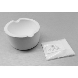 Melting Crucible Dish & Borax to Glaze Crucible 235 Grm Cap. - MELT Gold Silver (E 11)
