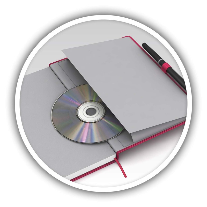 Oxford Signature A5 Hardback Cover Casebound Journal Notebook Ruled 160