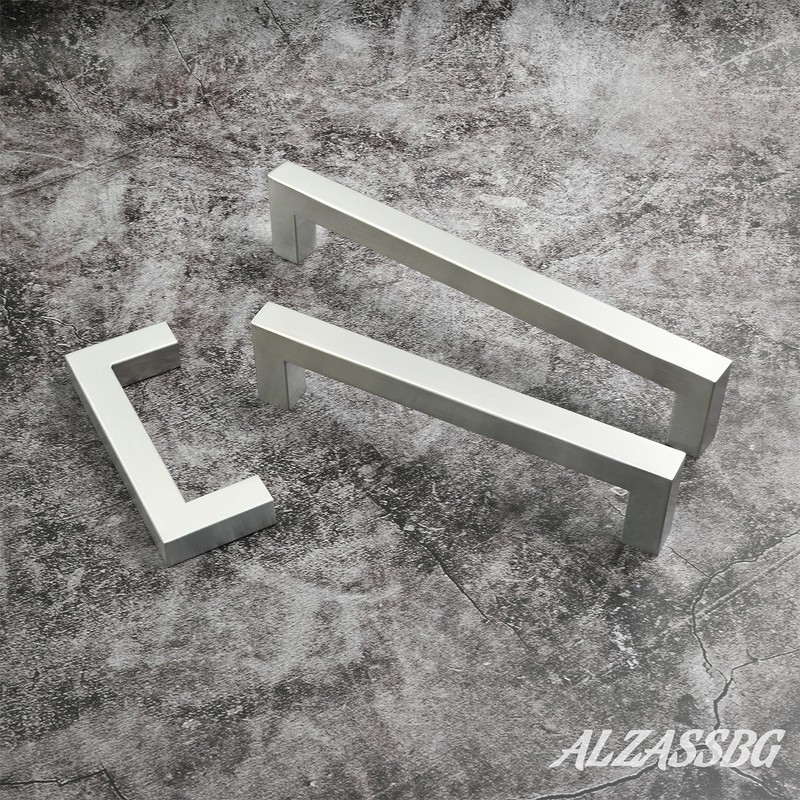 Alzassbg 10 Pack Brushed Satin Nickel Cabinet Pulls 3"(76mm) Hole