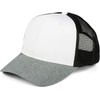 styleBREAKER Unisex 6 Panel Snapback Cap Mottled with Mesh Insert