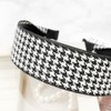 Burnaby black houndstooth wide hair band wide headband / 버나비