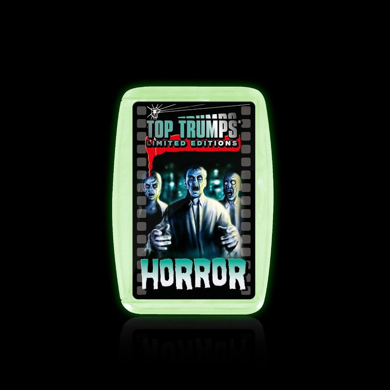 Horror 2020 Top Trumps Card Game w/Glow in The Dark