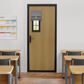 HOMEIDEAS Door Panel Curtain, Blackout, Light Grey, W10 X L38, 1 Panel, for Front Door, French Door, Indoor, Privacy