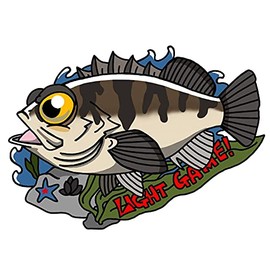 DIA SCALE Fishing Sticker (Meval)