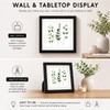 pf+a REAL GLASS 10x10 For 8x8 Black Square Picture Frame