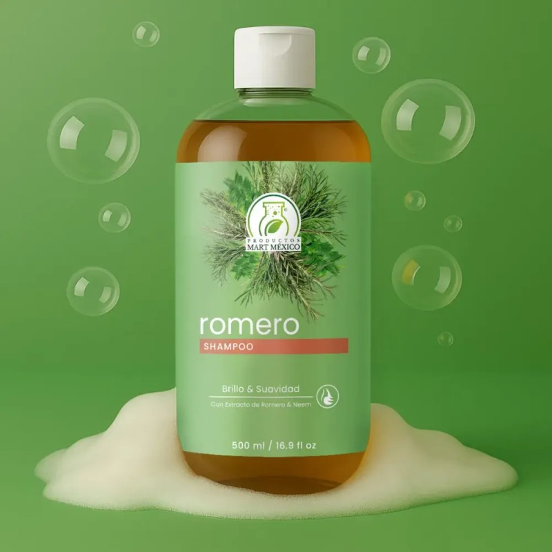 Shampoo Capilar De Romero Antioxidantes 500ml