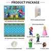 Allenjoy Plumber Hero Gamer Themed Birthday Party Supplies Decorations Backdrop