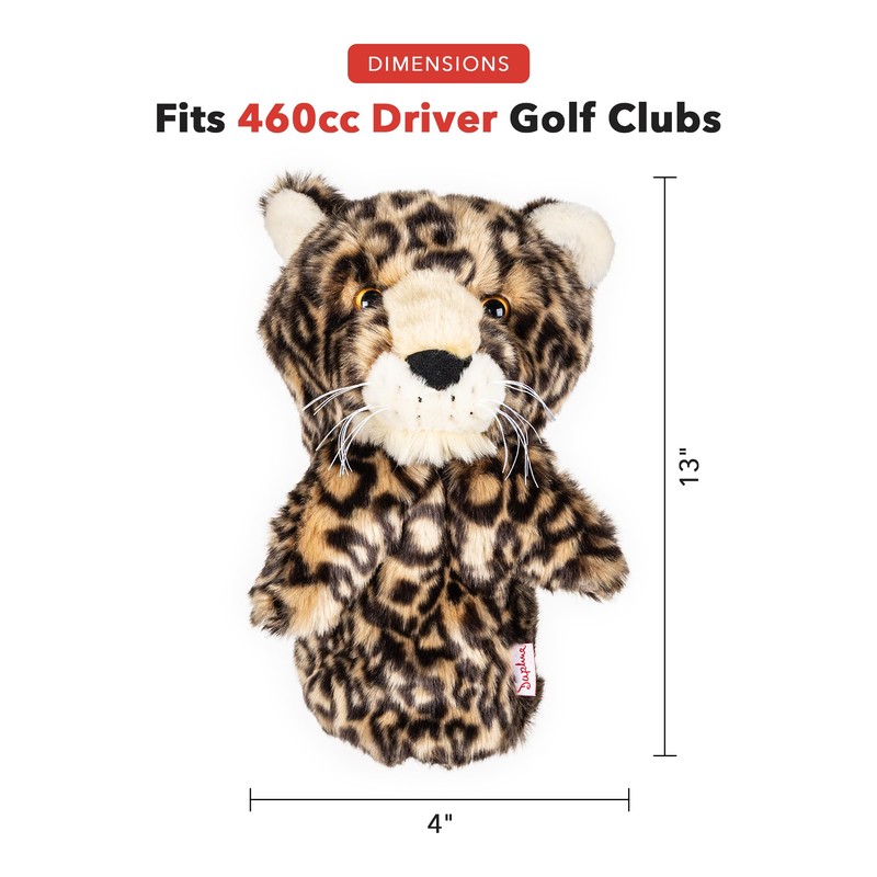 Daphne's Headcovers Leopard Driver Headcover | Premium Driver Headcovers |