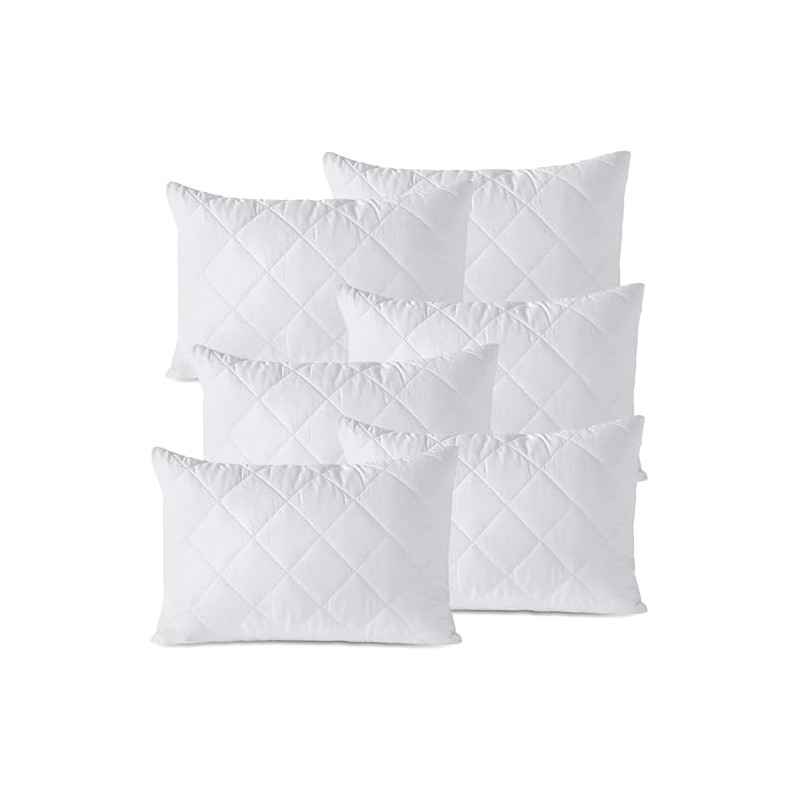 IMFAA Quilted Pillow Protector - Soft and Comfortable Microfiber Pillowcase