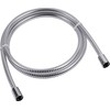 CORNAT TECB3373 Shower Hose Plastic 2,0m Trans./chr, Transparent, 200 cm