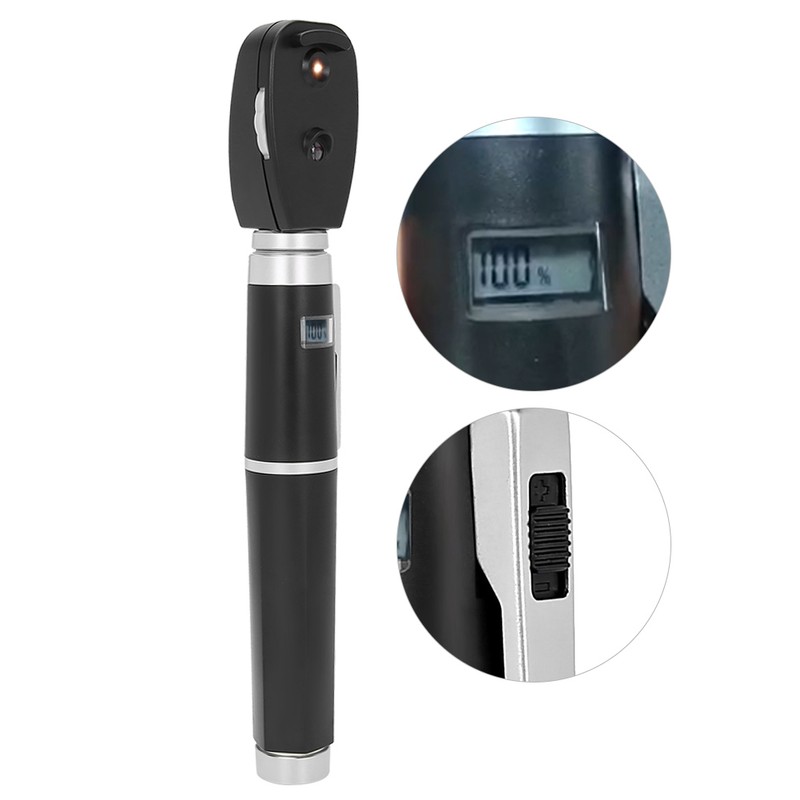 Ophthalmoscope Adjustable Brightness LED Light Eye Examination Devices Tool