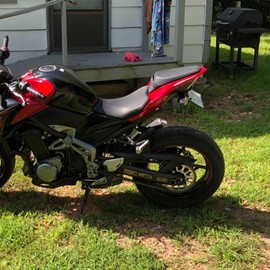 EKSED License Plate Frames for Z900 2017-2024, Motorcycle Z-900 Tail Tidy Fender Eliminator Registration Bracket Mount, compatible with OEM/Stock Turn Signal, Z 900 License Plate Holder, Black