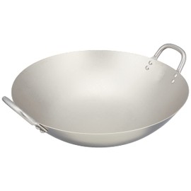 Endo Shoji ATY62030 TKG Wok, Two Hands, Size 11.8 inches (30 cm), Made of Titanium, Ultra Lightweight and Excellent Corrosion Resistance, Plate Thickness: 0.047 inches (1.2 mm), Weight: 19.8 oz (560 g