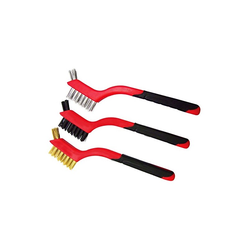 3 PIECE PLUG / COMPONENT BRUSH SET WITH EXTRA SMALL