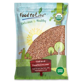 Food to Live Organic Buckwheat Kasha (Grechka, Toasted Whole Groats, Non-GMO, Kosher, Sirtfood, Bulk) by Food to Live — 10 Pounds