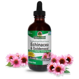 Nature's Answer Nature's Answer Echinacea and Goldenseal | Supports Immune System | Non-GMO, Alcohol-Free, Gluten-Free & Kosher Certified 4oz Extract | Single Count