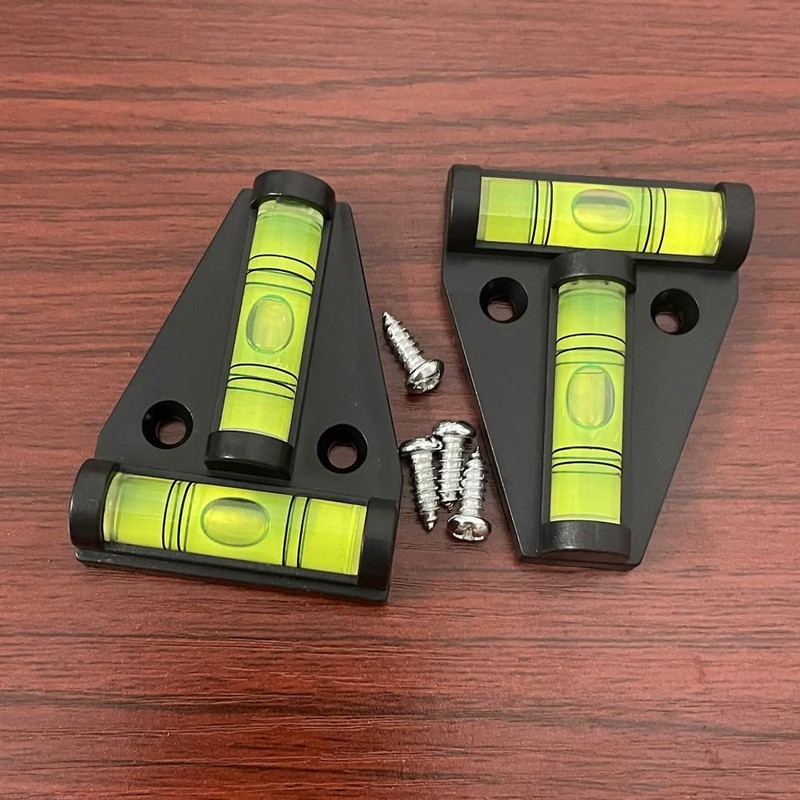 WOYISEPG 2Pcs Magnetic RV Levelers, with Screws Mounting and Magnetism