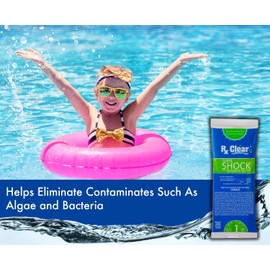 Rx Clear Deluxe Spring Chemical Opening Pool Cleaning Kit | for Swimming Pools Up to 30,000 Gallons | Includes Shock, Clarifier, pH Minus, Algaecide and More | Keep Your Pool Clean and Clear