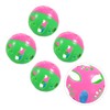 Sosoport 4pcs Slotted Balls Cat Toy Interactive Cat Toys Cat