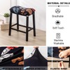 Bifaunvogel Bar Stool Cover Rectangle Set of 2 Printed Stretch