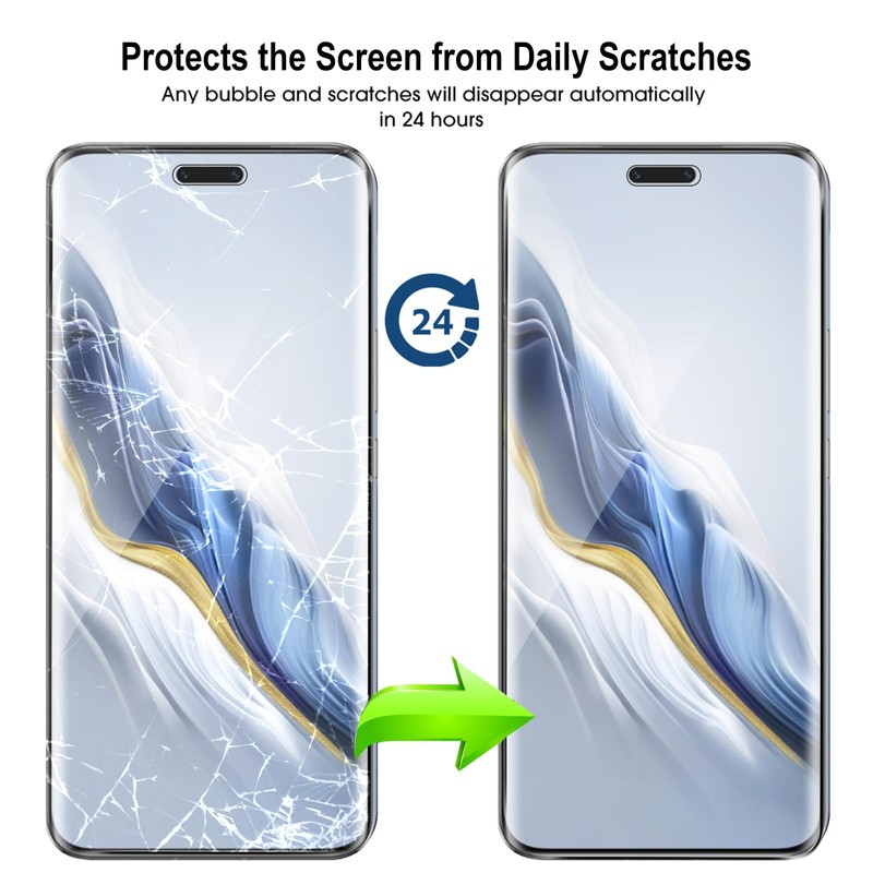 NUCNOK Pack of 2 Screen Protectors for Honor Magic 6