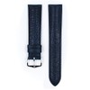 HIRSCH H HIRSCH Camelgrain Hypoallergenic Leather Watch Strap - Blue