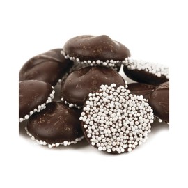 Asher's Dark Chocolate Nonpareils Candy 8 oz Gift Box