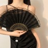 HNJUSR Lace Fan Wedding Fan Bridal Fan Folding Fan Dance
