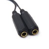 SiYear 6.35mm 1/4" male plug Stereo to 2 Dual 1/4