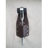 Brown Leather Single Spanner Frog/Pocket/Pouch BBI for Scaffolding Tool Belt