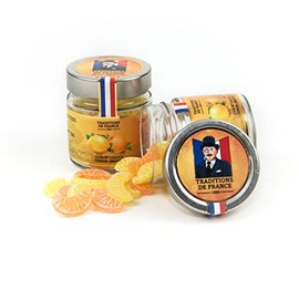 French Old Fashioned Hand Made Hard Candy (Lemon- Orange)-4.6oz