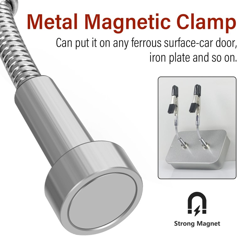Magnetic Soldering Helping Hands for PCB Repair – Flexible Adjustable