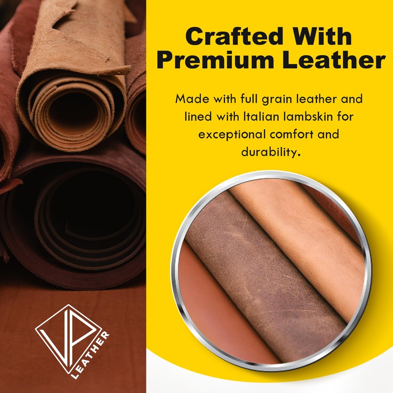 VP Leather Mark I Collar – Stylish Adjustable Neck Collar