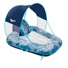 New Aqua Zero Gravity Pool Chair Float with Sunshade Canopy
