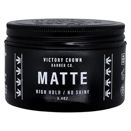 Victory Crown 남성용 매트 클레이 포마드 - 높은 고정력, 광택 없음 - 기름지지 않은 헤어 페이스트 - 96 4g 3 4온스 [페이스트 포마드] Victory Crown Men's Matte Clay Pomade - High Hold, No Shine - Oil-Free Hair Paste - 96 4g 3 4oz [Paste Pomade]
