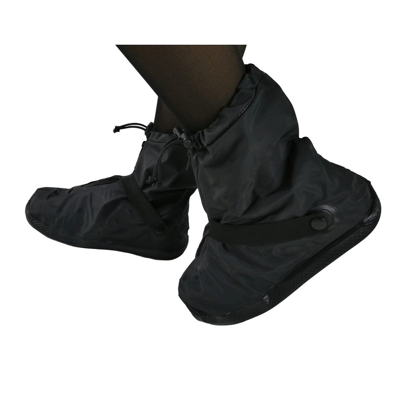 [Global Japan] Shoe Cover, Waterproof Shoe Cover, Black